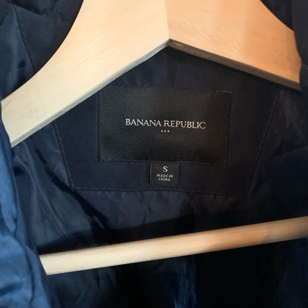 Banana Republic Men’s quilted vest navy size s - Picture 5 of 5